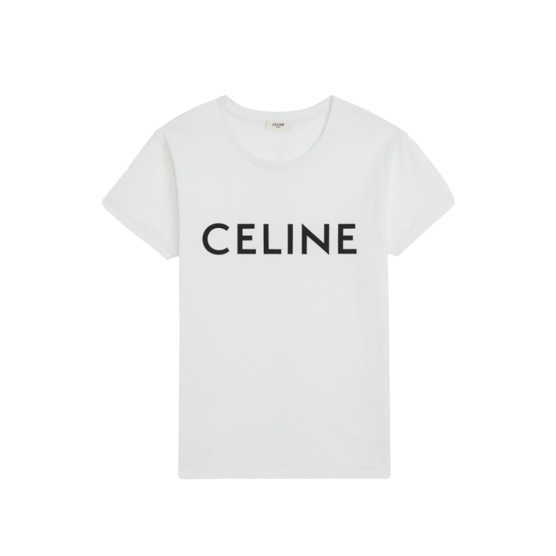 셀린느 로고 클래식 반팔 티셔츠